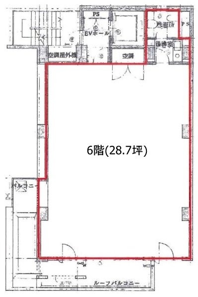 寿ビル6F 間取り図