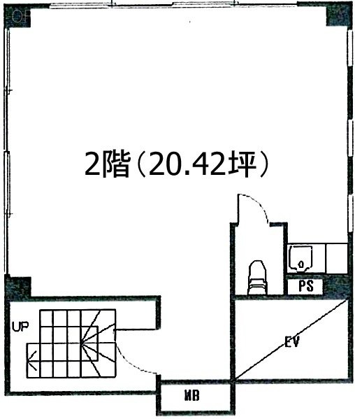 新橋サミットビル2F 間取り図