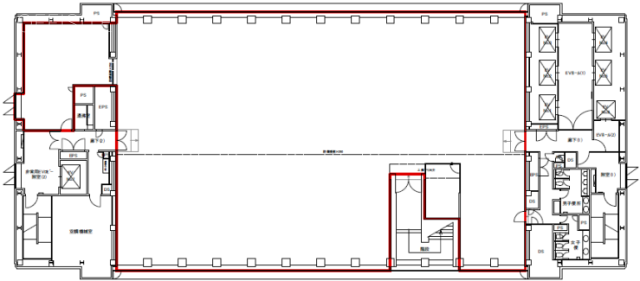 野村不動産銀座ビル13F 間取り図