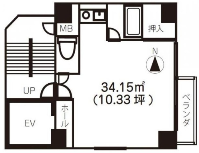 第5岡崎ビル3F 間取り図