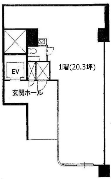 久保田ビル1F 間取り図