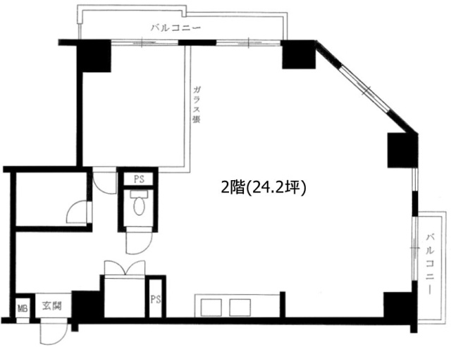 ハピーハイツニュー亀戸2F 間取り図