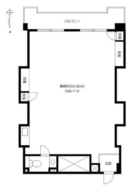 千駄ヶ谷ホリタン315 間取り図