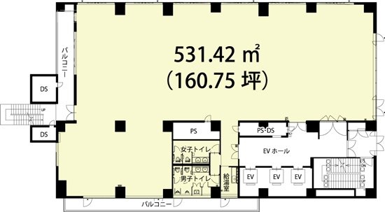 A-PLACE新橋6F 間取り図