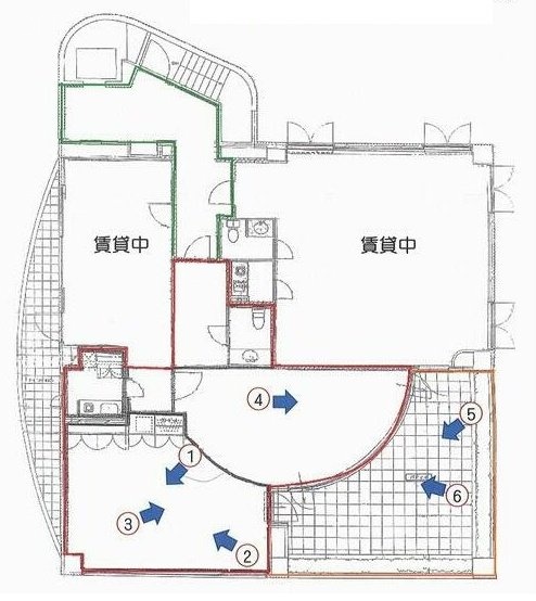 スハラ六本木4F 間取り図