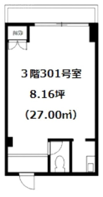 シャンブル15301 間取り図