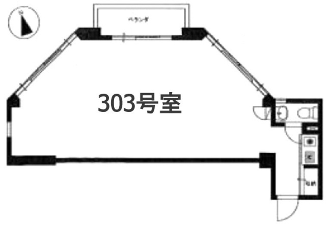 SOHO南池袋303 間取り図