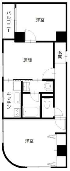 東日本橋第5梶山ビル3F 間取り図