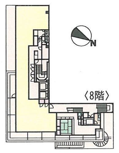 帝都三崎町ビル8F 間取り図