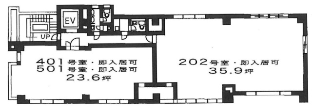 小松和東上野ビル401 間取り図