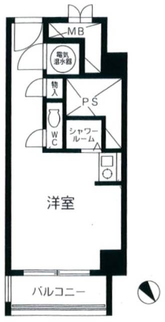 ステュディオ虎ノ門4F 間取り図