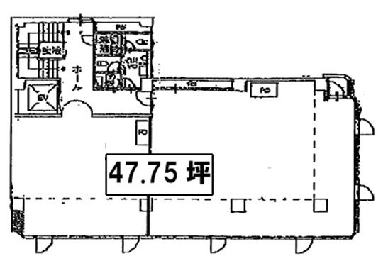 安達興産ビル5F 間取り図