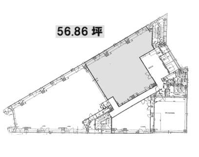 横浜駅前共同ビルA 間取り図