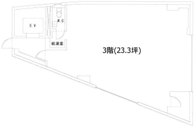 ギンザファーストビル3F 間取り図