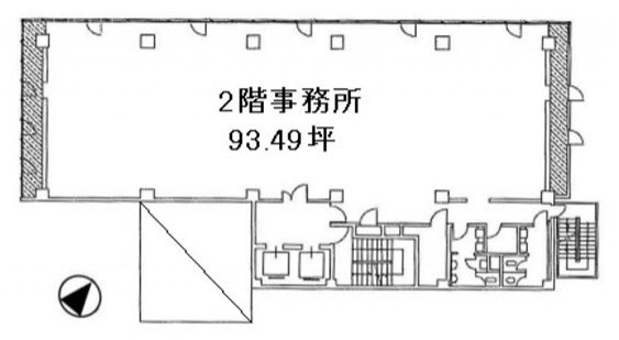 東成ビル2F 間取り図