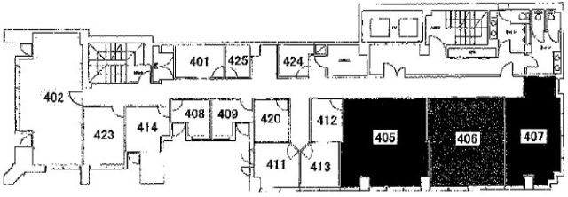 ル・グラシエルBLDG.7420 間取り図