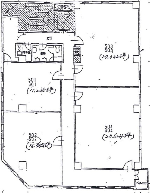 京浜建物第2ビル504 間取り図