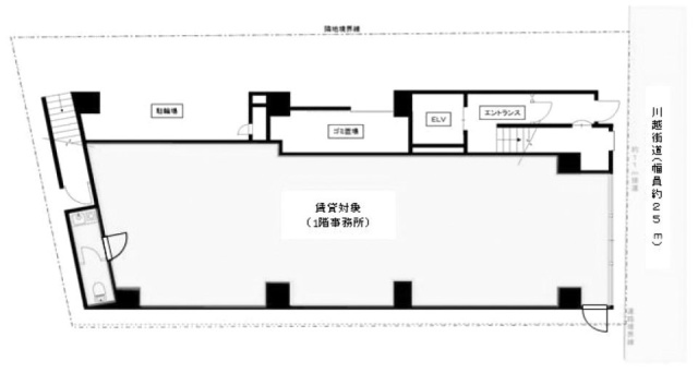 ドルフ板橋1F 間取り図