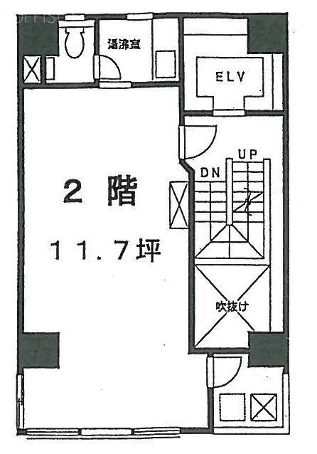 篠ビル2F 間取り図