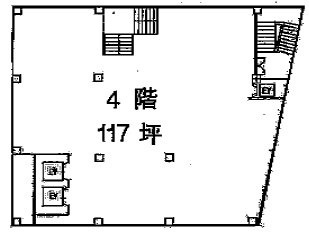 丸正三鷹ビル4F 間取り図