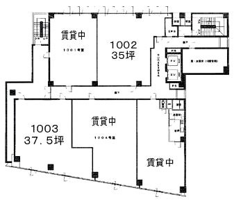 メトロシティ築地新富町ビル1003 間取り図