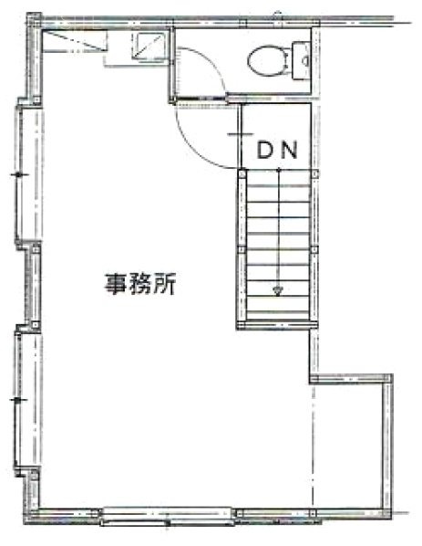 高久須田町ビル2F 間取り図