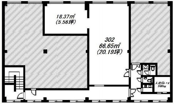 八潮中一ビル302 間取り図