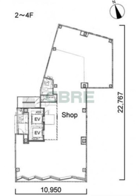 (仮称)大田区大森北PJビル4F 間取り図