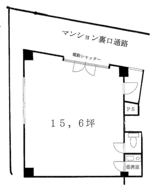 幸永ビルヂング2号館B 間取り図