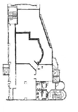 銀座日本料理会館ビルB1F 間取り図