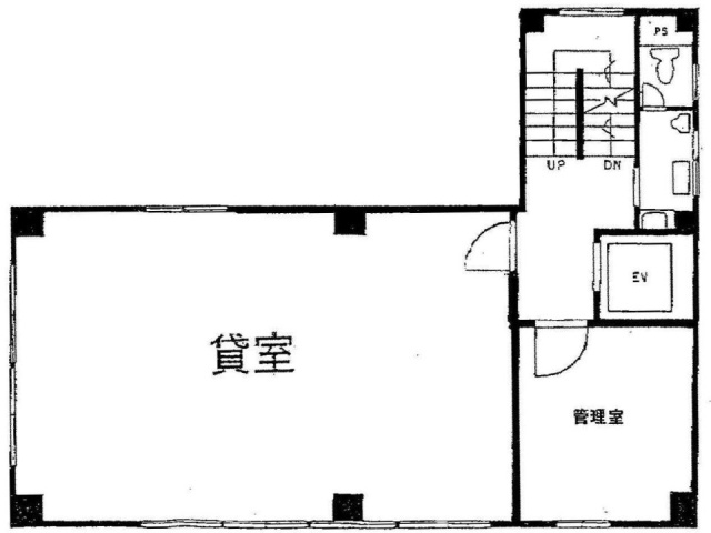 神田オールビル5F 間取り図