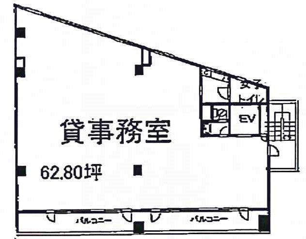 境会館ビル5F 間取り図