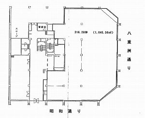 朝日ビル402 間取り図