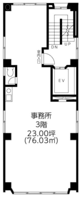 池原ビル3F 間取り図