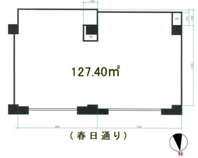 上野永谷タウンプラザ106 間取り図