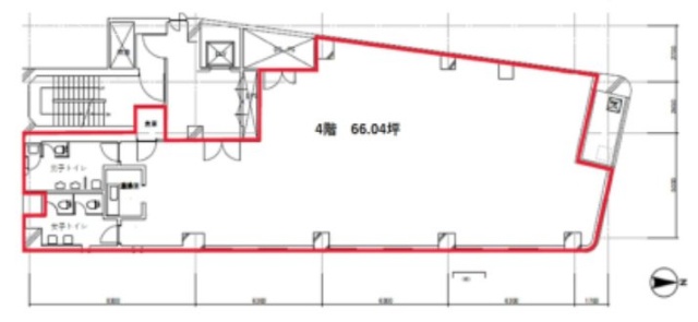 渋谷日永ビル4F 間取り図