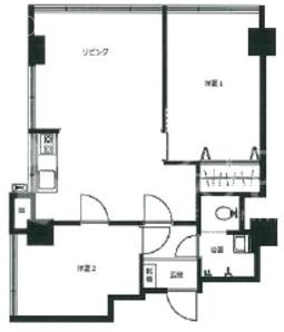 第8宮庭マンション202 間取り図