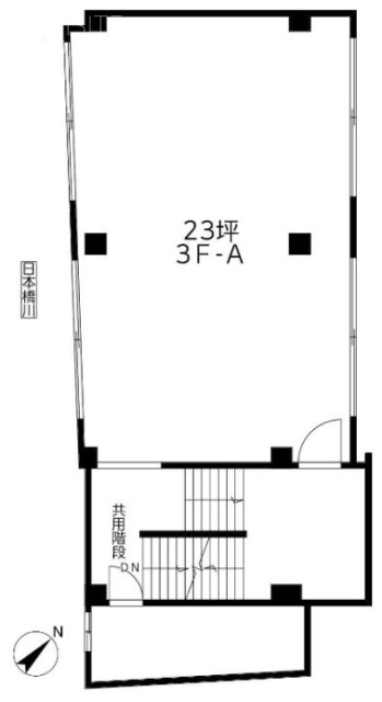 日本橋ビルA 間取り図