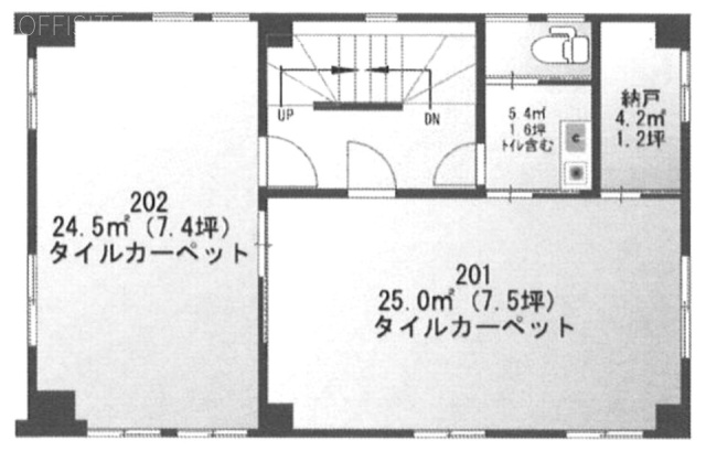 岡田ビル202 間取り図