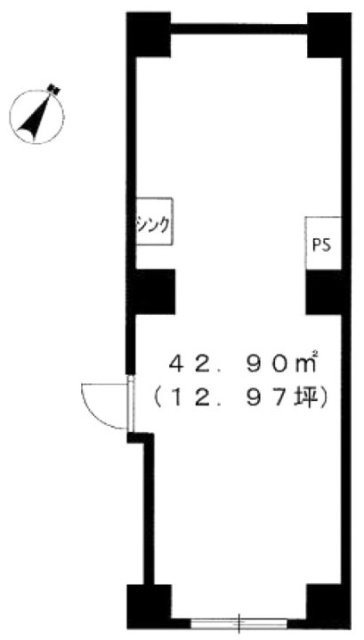 トーワビル102 間取り図