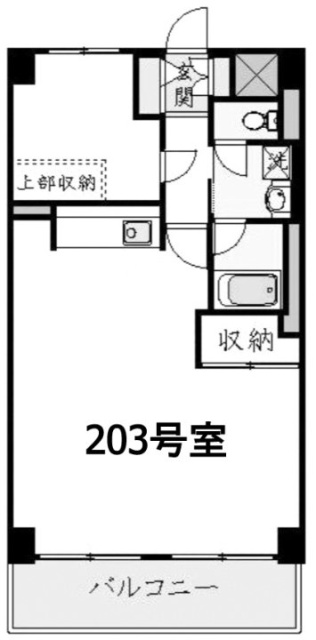 シティハウスノヴァ203 間取り図