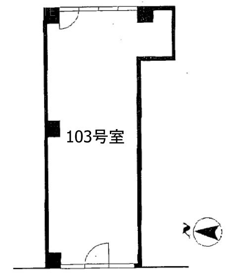 シティ音羽103 間取り図