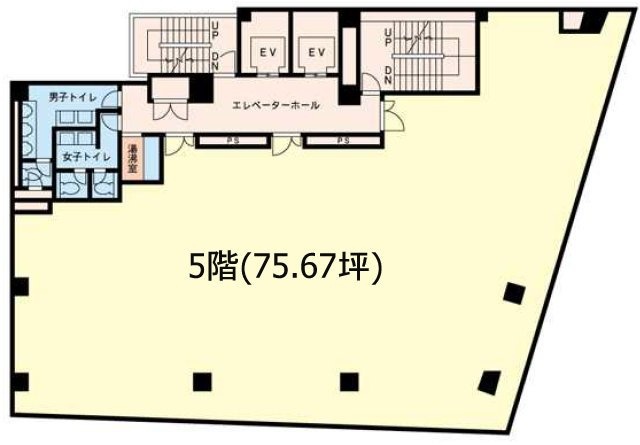 日本橋本町スクエア5F 間取り図