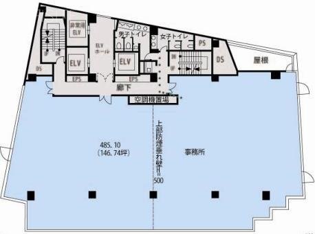 東京建物東渋谷ビル7F 間取り図