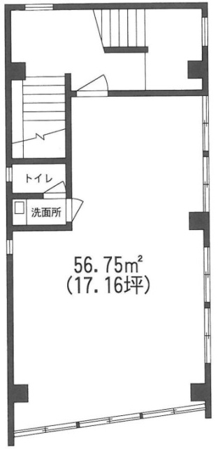 清水ビル3F 間取り図