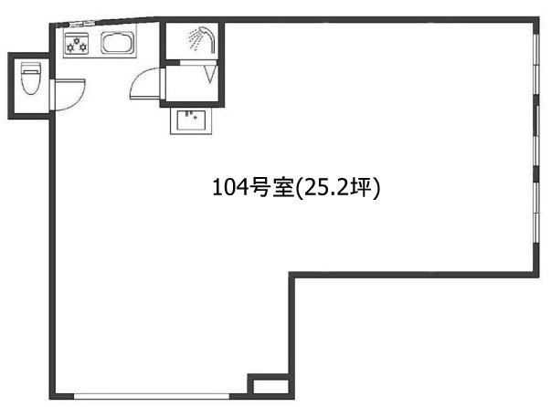 トーカンマンション駒込104 間取り図