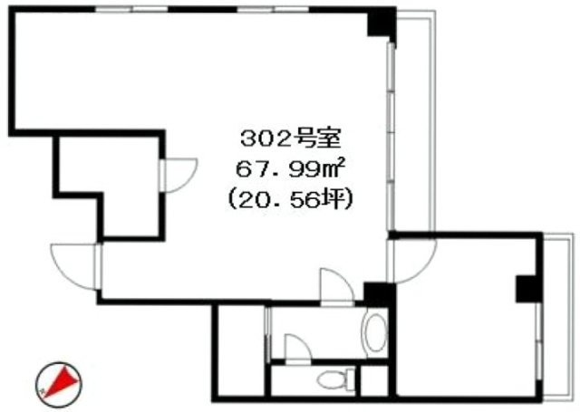 メゾン・ド・ラミアビル302 間取り図