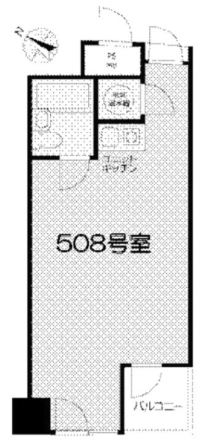 スターコート日本橋508 間取り図