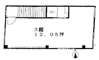 岡島ビル3F 間取り図