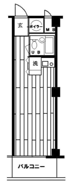 五反田山崎(GY)ビル405 間取り図